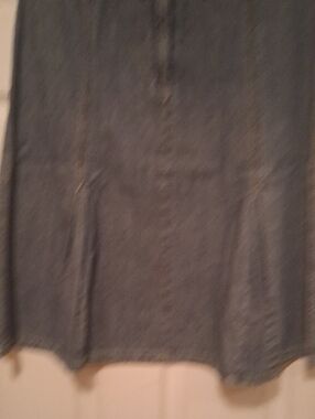 Garnet Hill Dark Denim Skirt Size 4
